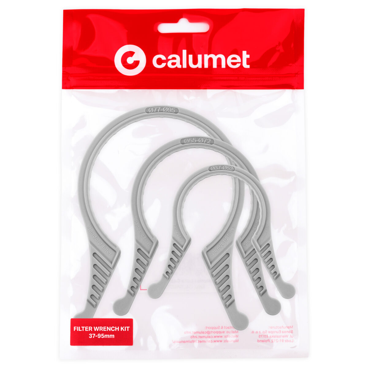 Calumet Filter Wrench Kit 37-95 mm - Image 1